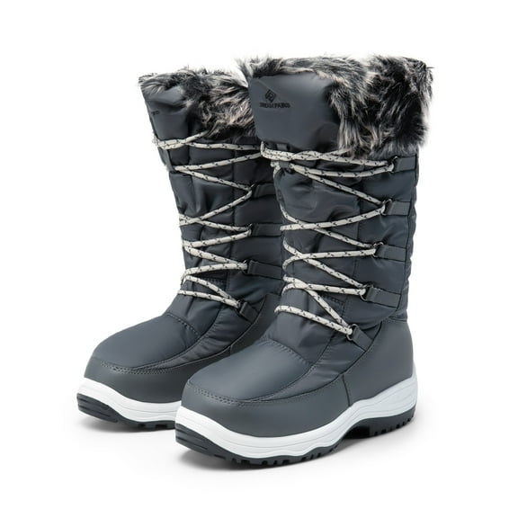 Women's Winter Waterproof Warm Mid Calf Snow Boots Outdoor Hiking Snow Boots