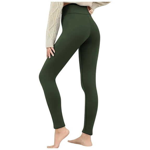Women's Winter Wool Leggings Stretchy Lined Tights For Warmth And Comfort
