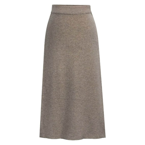 Women's Winter Wool Skirt Mid Length Woolen Skirt Thick Skirt Fashion Skirts for Women Long Denim Skirt 14 Girls Active Skirts Ruffled Skirts for Women Knee Length Women Suspender Skirt