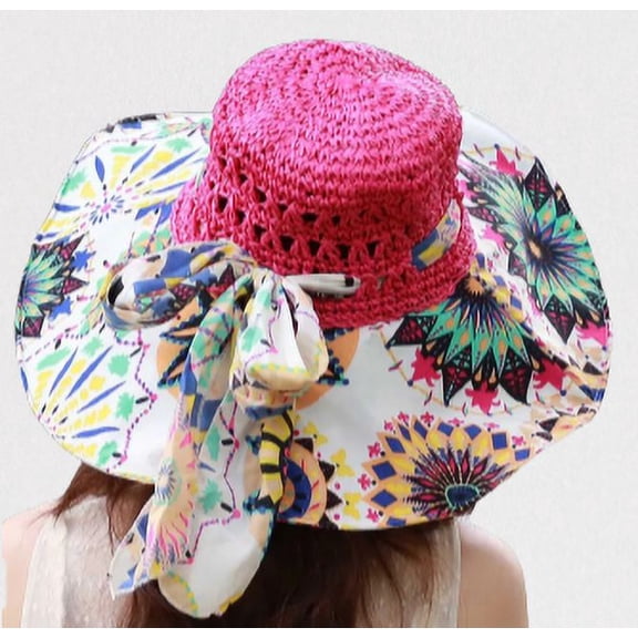 Women's Wire Rim Summer Floppy Hat