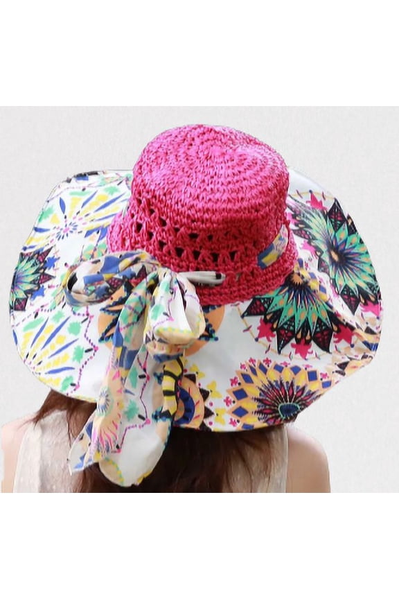 Women's Wire Rim Summer Floppy Hat