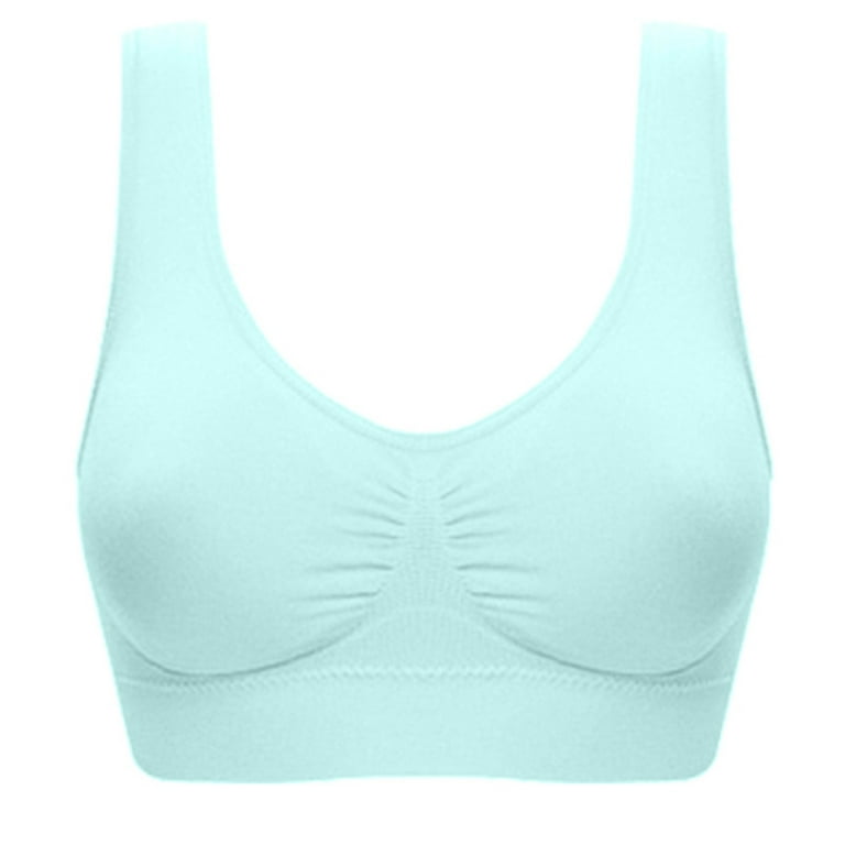 Women's Wirefree Bra Sexy Plus Size Soft Cup Bras Seamless Push Up Lace  Sports Bra Comfortable Breathable Base Bra Underwear