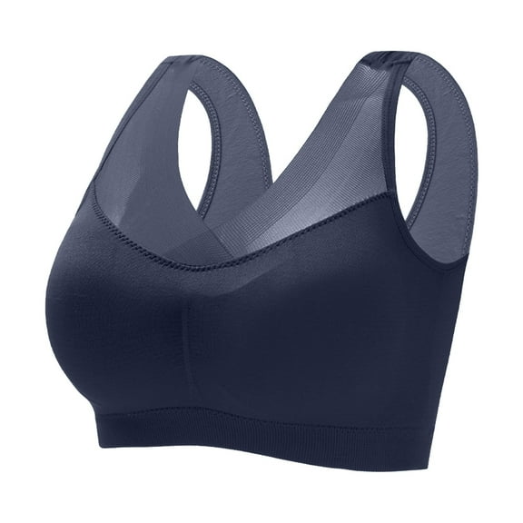 Women's Wireless Bra Full Coverage Comfort Support Seamless Bralette Plus Size Stretchy Sleep Lounge Bra