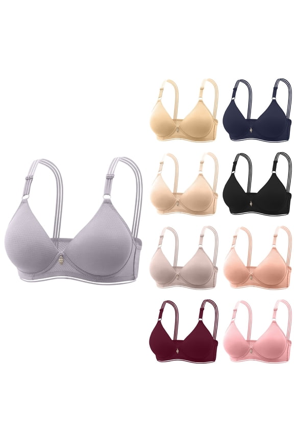 Women's Wireless Bra for Small Chest Thin Seamless Lingerie, Petite Fit Breathable Underwear, No Steel Ring Soft Support Bralette, Invisible Bare Sensation Top, Lightweight Daily Shaping Bra