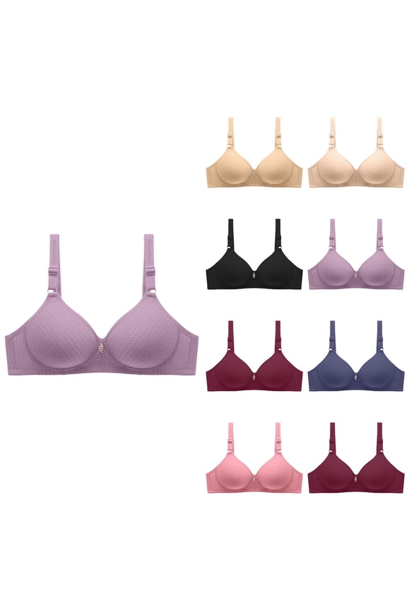 Women's Wireless Bra for Small Chest Thin Seamless Lingerie, Petite Fit Breathable Underwear, No Steel Ring Soft Support Bralette, Invisible Bare Sensation Top, Lightweight Daily Shaping Bra