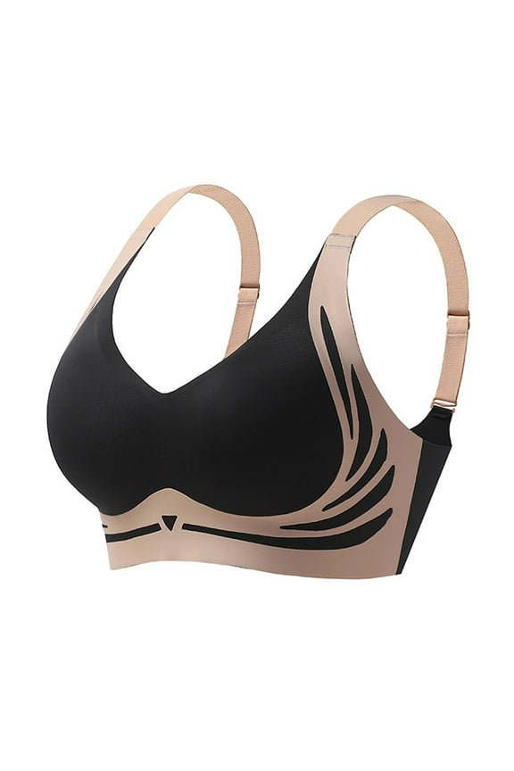 Women's Wireless Bra With Seamless Smooth Comfort Wirefree T Shirt Bra