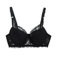 thumbnail image 1 of Women's Wireless Bras Full Coverage Lace Wire Free Bra No Underwire Push up Bra Breathable Comfort Everyday Bralettes, 1 of 3