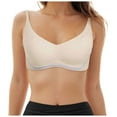 thumbnail image 1 of Women's Wireless Bras Full Coverage Seamless Supportive, Back Smoothing T-Shirt Bra with Padded Everyday Bra Sports Bras for Women High Support, 1 of 5