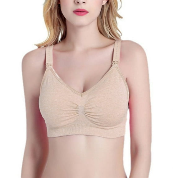 Women's Wireless Breastfeeding Bra Maternity Nursing Sports Yoga Bra