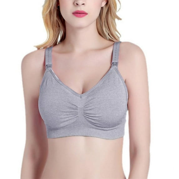 Women's Wireless Breastfeeding Bra Maternity Nursing Sports Yoga Bra