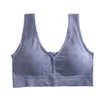 thumbnail image 1 of Women's Wireless Front Closure Breathable Sports Bra, Adjustable Straps Wide Straps for Yoga Gym Workout, Comfortable, 1 of 8