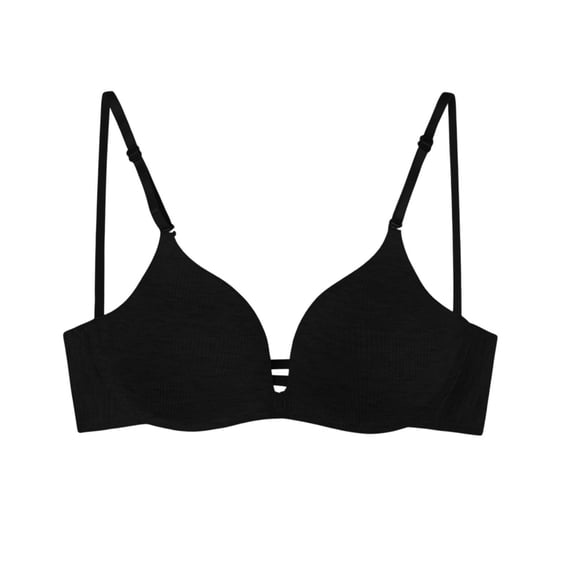 Women's Wireless Front Closure Push Up Bra, Beautiful Back Small Bust for Everyday Wear, Comfortable, Soft, Breathable