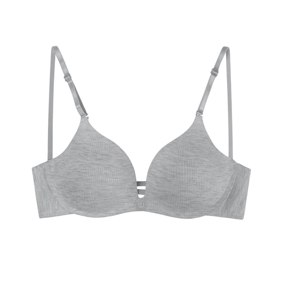 Women's Wireless Front Closure Push Up Bra, Beautiful Back Small Bust for Everyday Wear, Comfortable, Soft, Breathable