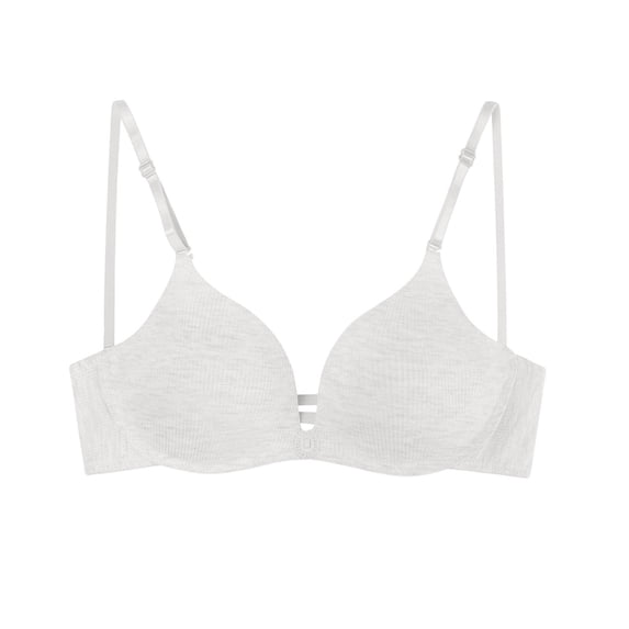 Women's Wireless Front Closure Push Up Bra, Beautiful Back Small Bust for Everyday Wear, Comfortable, Soft, Breathable
