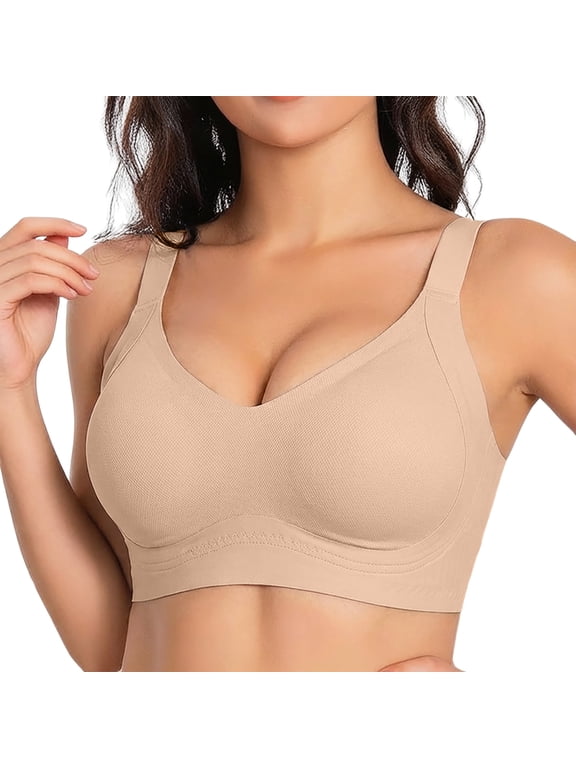 Wireless Jelly Bras for Women–Anti-Sag Lift Without Underwire Seamless Full Coverage Jelly Support Comfort