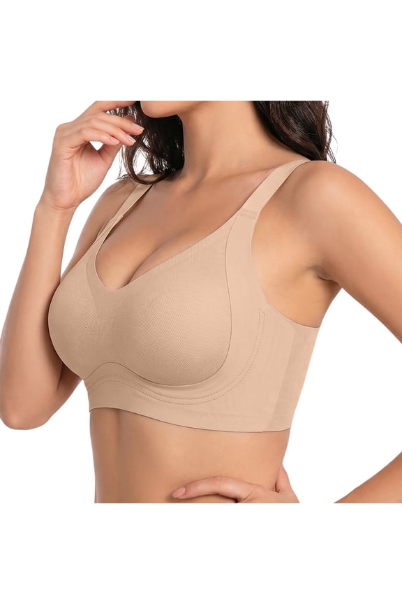 Wireless Jelly Bras for Women–Anti-Sag Lift Full Coverage Without Underwire Seamless Jelly Support Comfort
