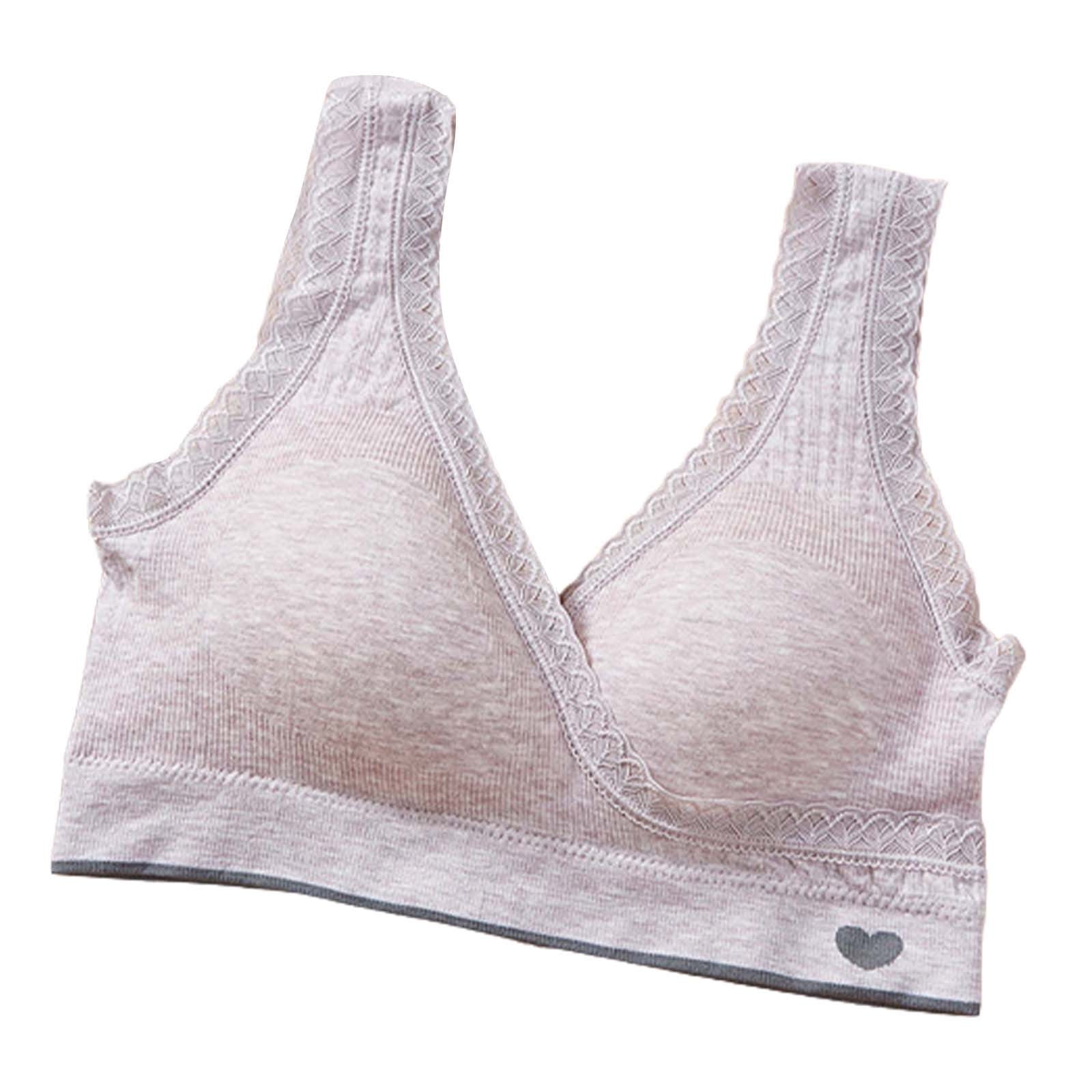 Women's Wireless Maternity Care Bra Comfortable Pregnancy And ...