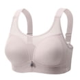 thumbnail image 1 of Women's Wireless Minimizer Soft Bra Padded Full Cup Bras Breathable Comfy Solid Color Bralettes, 1 of 8