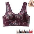 thumbnail image 1 of Women's Wireless Plus Size Supportive Seamless Jelly Bra Full Coverage Comfortable Push-Up No Underwire T-Shirt Bras, 1 of 5