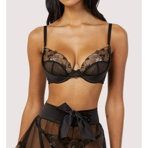 Women's Wolf & Whistle L982 Aria Lace Bra (Black 38E)