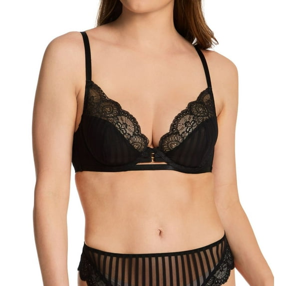 Women's Wolf & Whistle L995B Jo Lace Plunge Bra (Black 32C)