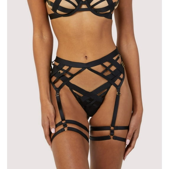 Women's Wolf & Whistle LESB005 After Dark Chantal Suspender (Black XL)