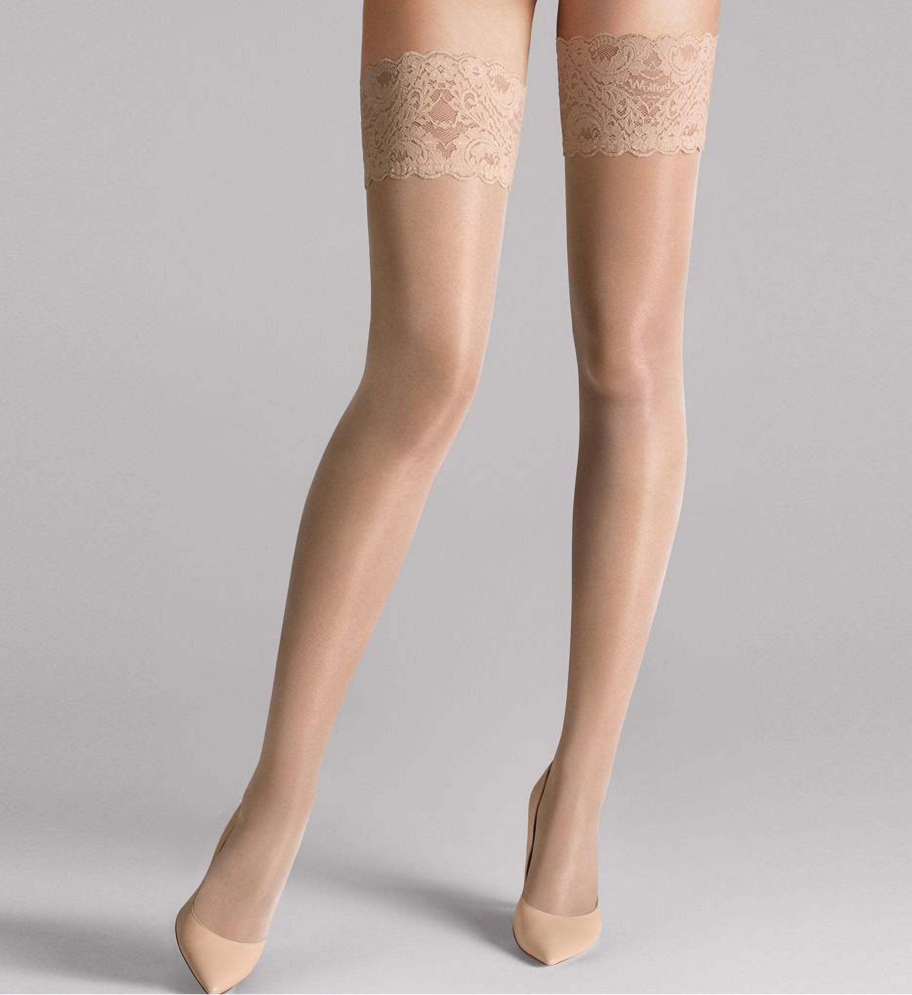 Wolford Satin Touch 20 Tights/Leggings For Women – 20 Denier, Beige Fairly Light, Shimmering Look