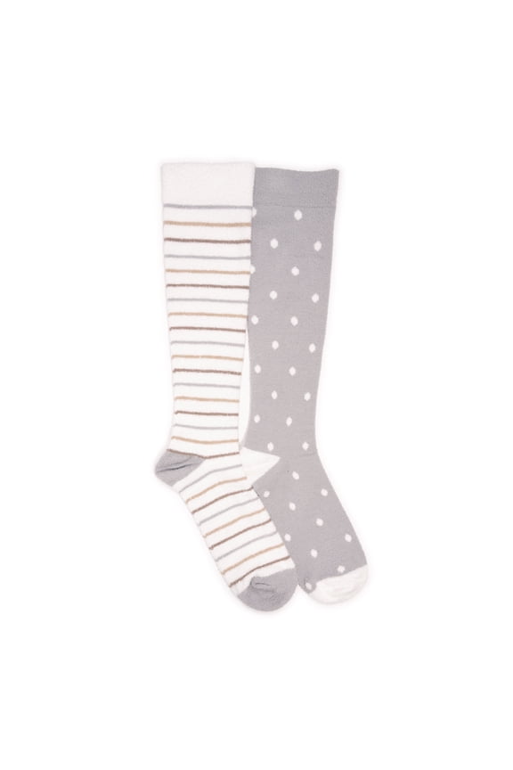 Women's Women's 2 Pack Knee High Compression Cozy Socks