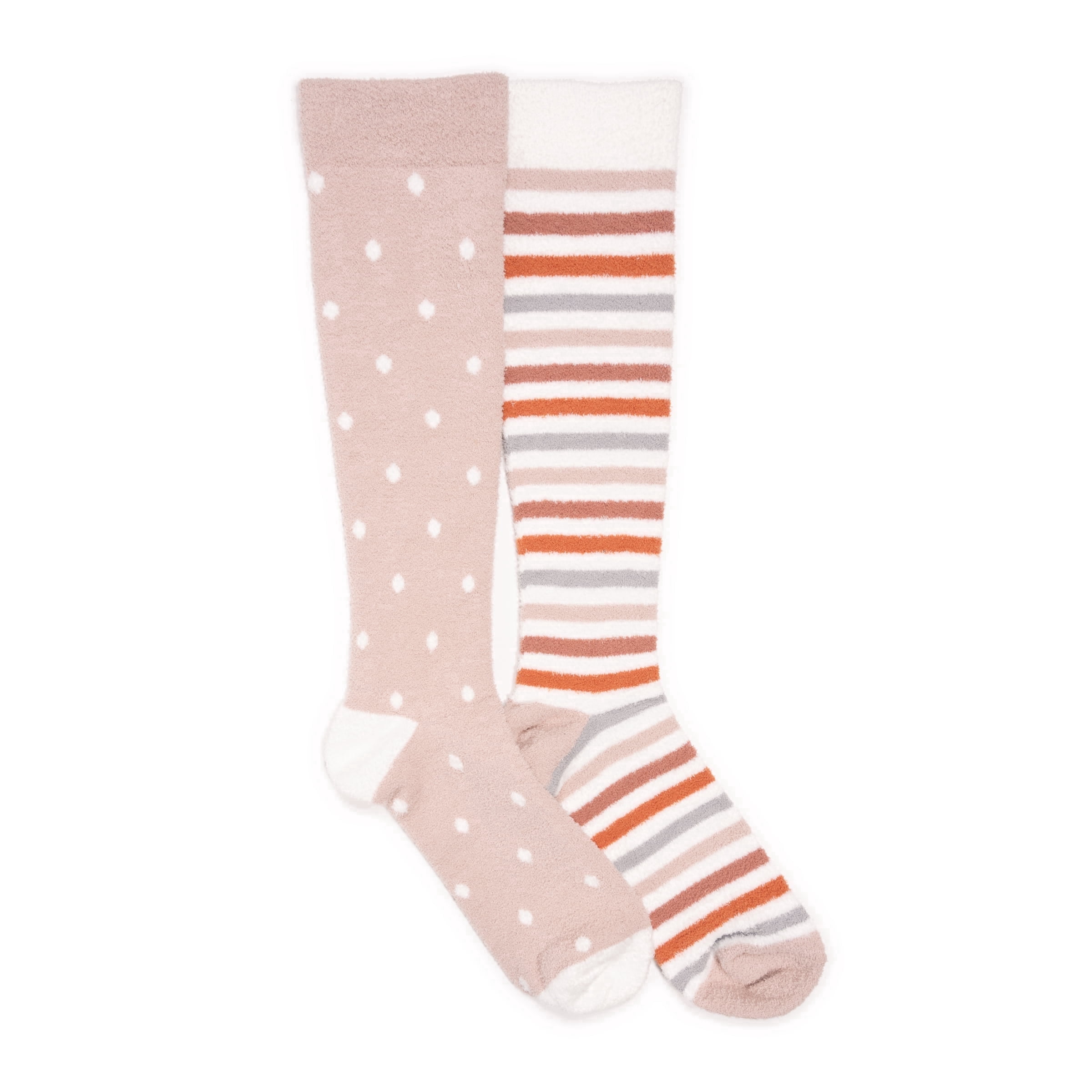 MUK LUKS Women's Women's 2 Pack Knee High Compression Cozy Socks