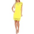 thumbnail image 1 of Women's Women's Lace Trim Mini Dress, 1 of 3