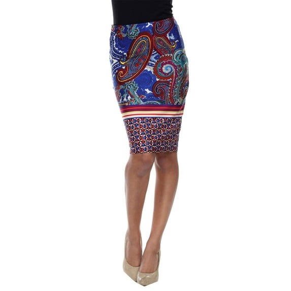 Women's Women's Paisley Printed Pencil Skirt