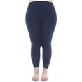 thumbnail image 1 of Women's Women's Plus Size Super-Stretch Solid Leggings, 1 of 4