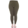 thumbnail image 1 of Women's Women's Plus Size Super-Stretch Solid Leggings, 1 of 4