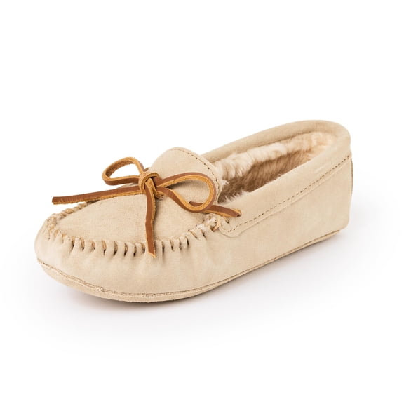 Women's Womens Pile Lined Softsole, Stone, Size 6