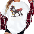 thumbnail image 1 of Women's Wonder Dog Cavalier King Charles Spaniel Superhero Graphic T Shirt Hero Dog Lover Short Sleeve Round Neck Top White S-5XL, 1 of 5