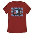 thumbnail image 1 of Women's Wonder Woman 1984 Caught on TV  Graphic Tee Red Large, 1 of 4