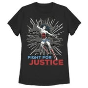 Women's Wonder Woman 1984 Justice Fighter Graphic Tee Black Small