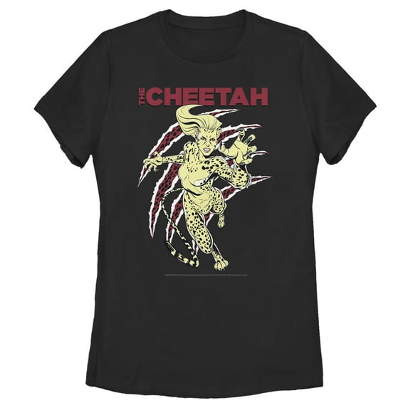 Women's Wonder Woman 1984 The Cheetah Attack Graphic Tee Black 2X Large