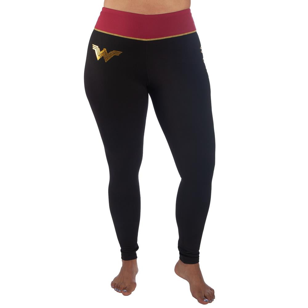 Women's Wonder Woman Yoga Athletic Pants Leggings Size Small 