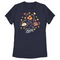 thumbnail image 1 of Women's Wonka Chocolates  Graphic Tee Navy Blue Large, 1 of 4