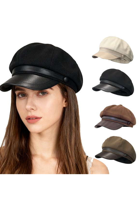 Women's Wool Autumn Winter Painter Hats Artistic Versatile Look for Cool Weather
