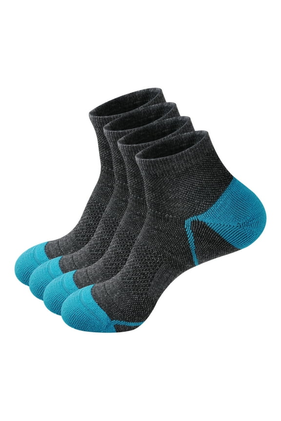 Women's Wool Blend Ankle Socks, Moisture Wicking