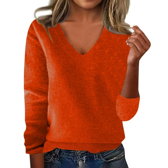Women's Wool Blend Sweater Crew Neck Lightweight Pullover Long Sleeve Fall Tops Business Casual Outfits 2025 Fashion