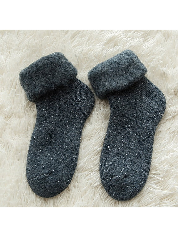 Women's Wool Socks Winter Thickened Snow Socks Warm Ski Yarn Long Stockings Cozy Thermal Socks for Cold Weather Outdoor Skiing Hiking Daily Wear