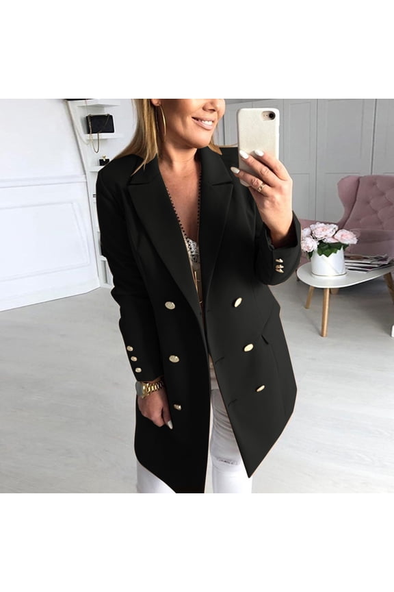 Women's Wool Thin Coat Trench Jacket Ladies Slim Long Overcoat Outwear Women Jacket Light Zip up Lightweight Jacket Juniors Long Jackets Womens Running Jacket with Pockets Lost Peak Jacket Womens