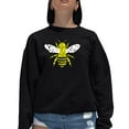 thumbnail image 1 of Women's Word Art Crewneck Sweatshirt - Bee Kind, 1 of 2