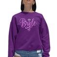 thumbnail image 1 of Women's Word Art Crewneck Sweatshirt - Bride, 1 of 2