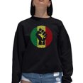 thumbnail image 1 of Women's Word Art Crewneck Sweatshirt - Get Up Stand Up, 1 of 2