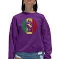 thumbnail image 1 of Women's Word Art Crewneck Sweatshirt - Get Up Stand Up, 1 of 2