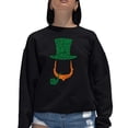thumbnail image 1 of Women's Word Art Crewneck Sweatshirt - Leprechaun, 1 of 2